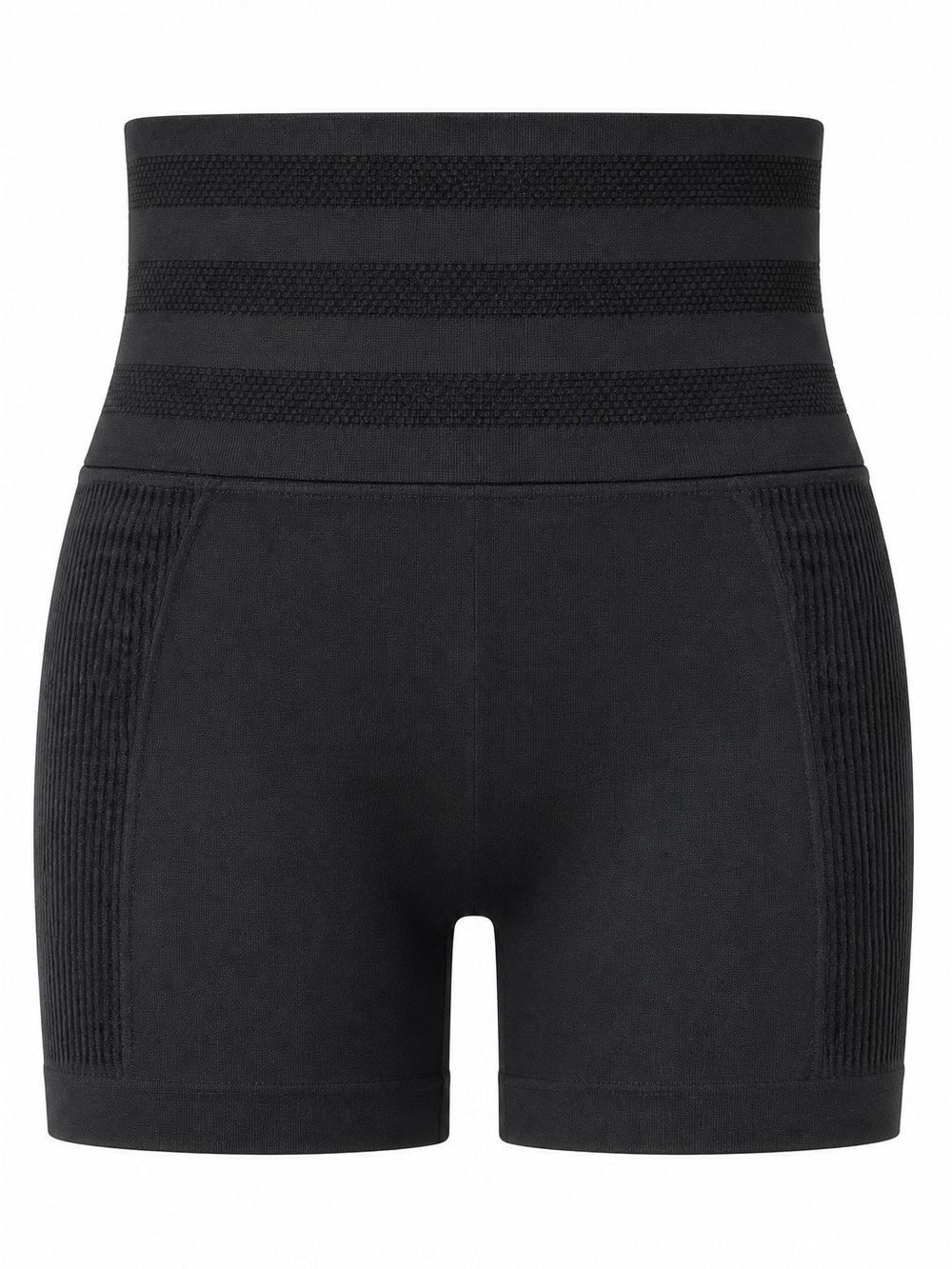 Vintage NWOT High-Waist Black Shaping Shorts Tummy Control 1X